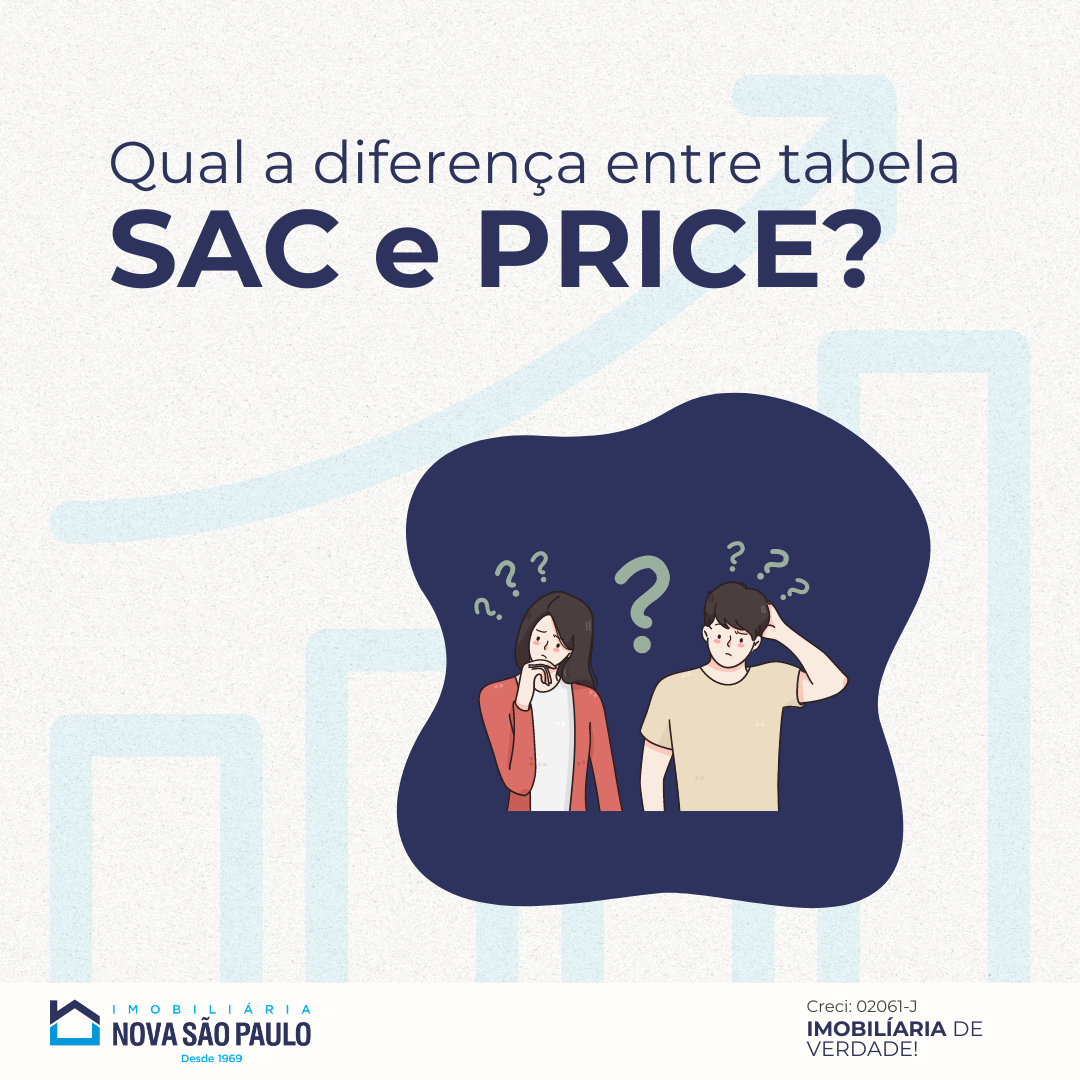 Qual é a diferença entre Tabela SAC e Price